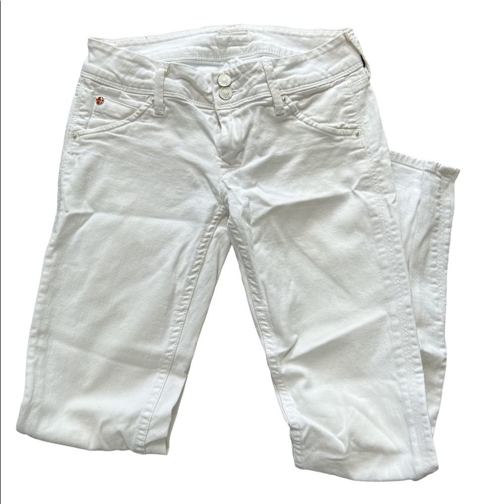HUDSON WHITE SKINNY JEANS